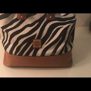 Doozy & Burke zebra tote